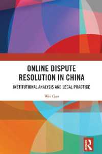 Online Dispute Resolution in China : Institutional Analysis and Legal Practice