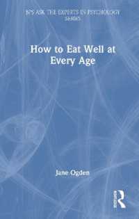 How to Eat Well at Every Age (Bps Ask the Experts in Psychology Series)