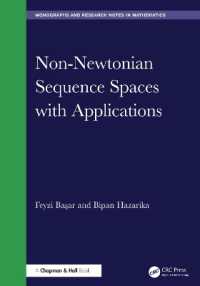 Non-Newtonian Sequence Spaces with Applications (Chapman & Hall/crc Monographs and Research Notes in Mathematics)