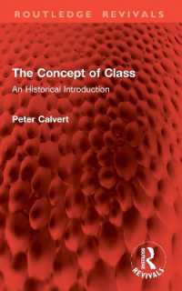 The Concept of Class : An Historical Introduction (Routledge Revivals)