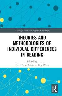 Theories and Methodologies of Individual Differences in Reading (Routledge Studies in Applied Linguistics)
