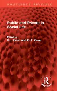 Public and Private in Social Life (Routledge Revivals)