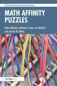 Math Affinity Puzzles (Ak Peters/crc Recreational Mathematics Series)