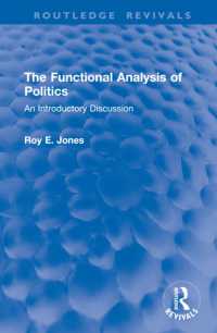 The Functional Analysis of Politics : An Introductory Discussion (Routledge Revivals)