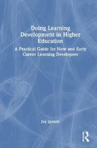 Doing Learning Development in Higher Education : A Practical Guide for New and Early Career Learning Developers