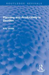 Planning and Productivity in Sweden (Routledge Revivals)