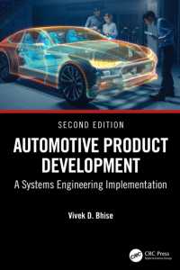 Automotive Product Development : A Systems Engineering Implementation （2ND）
