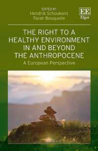 The Right to a Healthy Environment in and Beyond the Anthropocene : A European Perspective