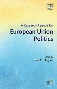 A Research Agenda for European Union Politics (Elgar Research Agendas)