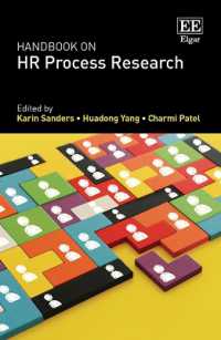 人材管理プロセス研究ハンドブック<br>Handbook on HR Process Research (Research Handbooks in Business and Management series)