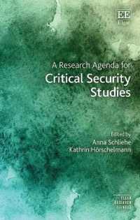 A Research Agenda for Critical Security Studies (Elgar Research Agendas)