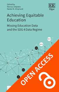 Achieving Equitable Education : Missing Education Data and the SDG 4 Data Regime (Norrag Series on International Education and Development)