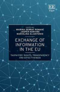 Exchange of Information in the EU : Taxpayers' Rights, Transparency and Effectiveness
