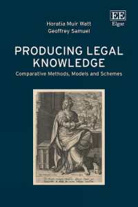Producing Legal Knowledge : Comparative Methods, Models and Schemes