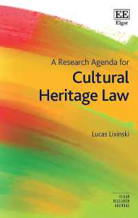 A Research Agenda for Cultural Heritage Law (Elgar Research Agendas)