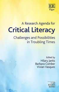 A Research Agenda for Critical Literacy : Challenges and Possibilities in Troubling Times (Elgar Research Agendas)