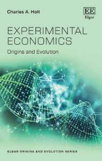 Experimental Economics : Origins and Evolution (Elgar Origins and Evolution series)