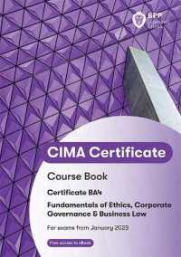 CIMA BA4 Fundamentals of Ethics， Corporate Governance and Business Law : Course Book