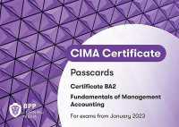 CIMA BA2 Fundamentals of Management Accounting : Passcards