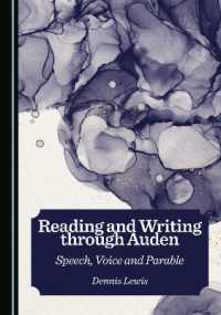 Reading and Writing through Auden : Speech, Voice and Parable