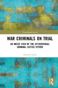 War Criminals on Trial : An inside View of the International Criminal Justice System (Transitional Justice)