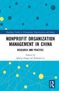 Nonprofit Organization Management in China : Research and Practice (Routledge Studies in Management, Organizations and Society)