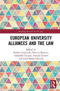 European University Alliances and the Law (Routledge Research in EU Law)
