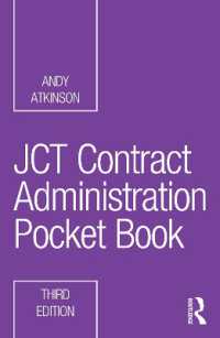 JCT Contract Administration Pocket Book (Routledge Pocket Books) （3RD）