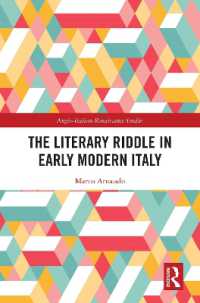The Literary Riddle in Early Modern Italy (Anglo-italian Renaissance Studies)