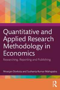 経済学における計量・応用研究<br>Quantitative and Applied Research Methodology in Economics : Researching, Reporting and Publishing