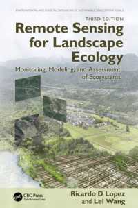 Remote Sensing for Landscape Ecology : Monitoring, Modeling, and Assessment of Ecosystems (Environmental and Societal Dimensions of Sustainable Development Goals) （3RD）