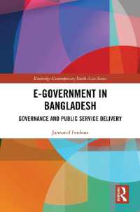 E-Government in Bangladesh : Governance and Public Service Delivery (Routledge Contemporary South Asia Series)