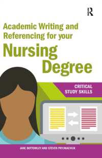 Academic Writing and Referencing for your Nursing Degree (Critical Study Skills)