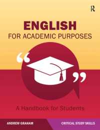English for Academic Purposes : A Handbook for Students (Critical Study Skills)