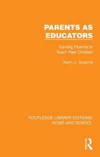 Parents as Educators (Routledge Library Editions: Home and School)