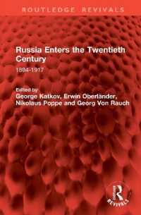 Russia Enters the Twentieth Century : 1894-1917 (Routledge Revivals)