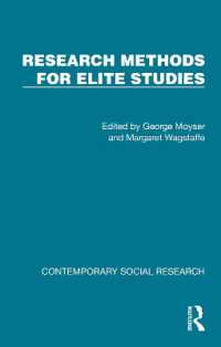Research Methods for Elite Studies (Contemporary Social Research)