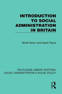 Introduction to Social Administration in Britain (Routledge Library Editions: Social Administration & Social Policy)