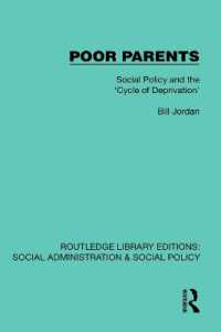 Poor Parents : Social Policy and the 'Cycle of Deprivation' (Routledge Library Editions: Social Administration & Social Policy)