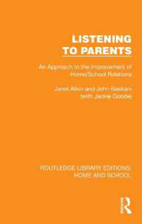 Listening to Parents : An Approach to the Improvement of Home/School Relations (Routledge Library Editions: Home and School)