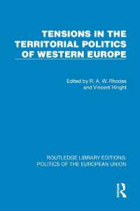 Tensions in the Territorial Politics of Western Europe (Routledge Library Editions: Politics of the European Union)