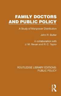 Family Doctors and Public Policy : A Study of Manpower Distribution (Routledge Library Editions: Public Policy)