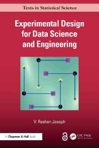 Experimental Design for Data Science and Engineering (Chapman & Hall/crc Texts in Statistical Science)