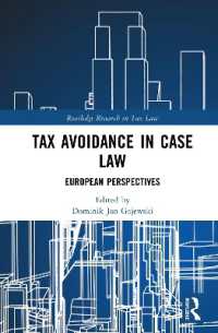 Tax Avoidance in Case Law : European Perspectives (Routledge Research in Tax Law)
