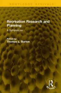 Recreation Research and Planning : A Symposium (Routledge Revivals)