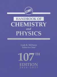 CRC化学・物理学ハンドブック（第１０７版）<br>CRC Handbook of Chemistry and Physics (Crc Handbook of Chemistry and Physics) （107TH）