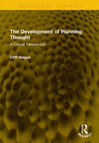 The Development of Planning Thought : A Critical Perspective (Routledge Revivals)