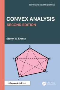 凸解析（テキスト・第２版）<br>Convex Analysis (Textbooks in Mathematics) （2ND）
