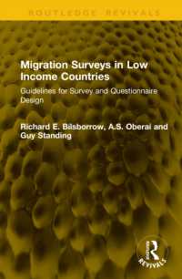 Migration Surveys in Low Income Countries : Guidelines for Survey and Questionnaire Design (Routledge Revivals)