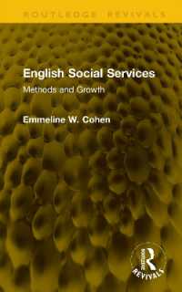 English Social Services : Methods and Growth (Routledge Revivals)
